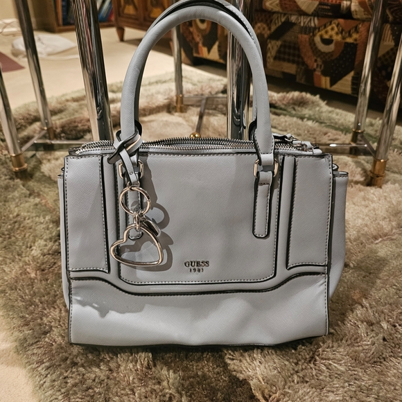 Guess Women's Light Baby Blue Satchel - Picture 1 of 3